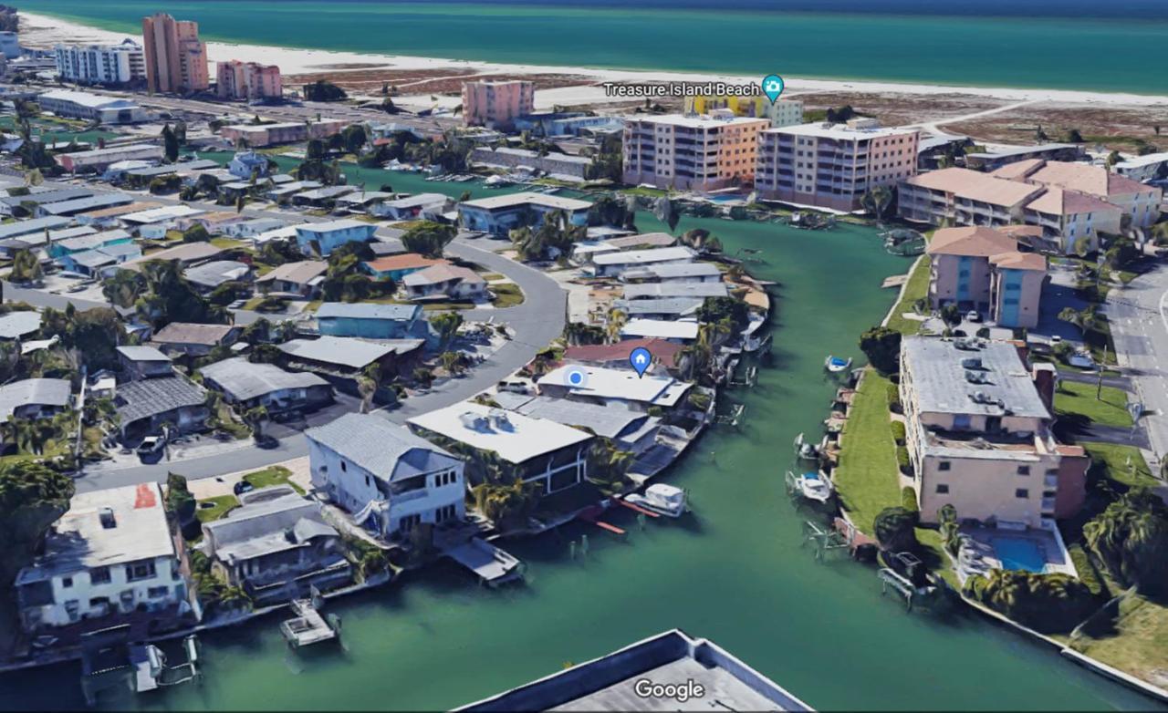 圣徒皮特海滩Waterfront Boat Lift Bungalow别墅 外观 照片